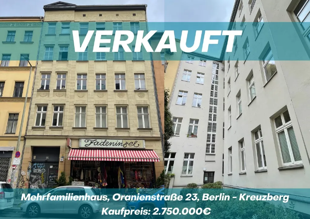 Renditeobjekt in 10999 Berlin: Wohn und Geschäftshaus in Berlin zu verkaufen.
